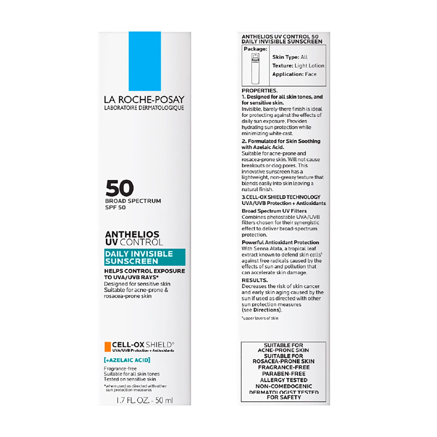 Anthelios UV Control Sunscreen SPF 50